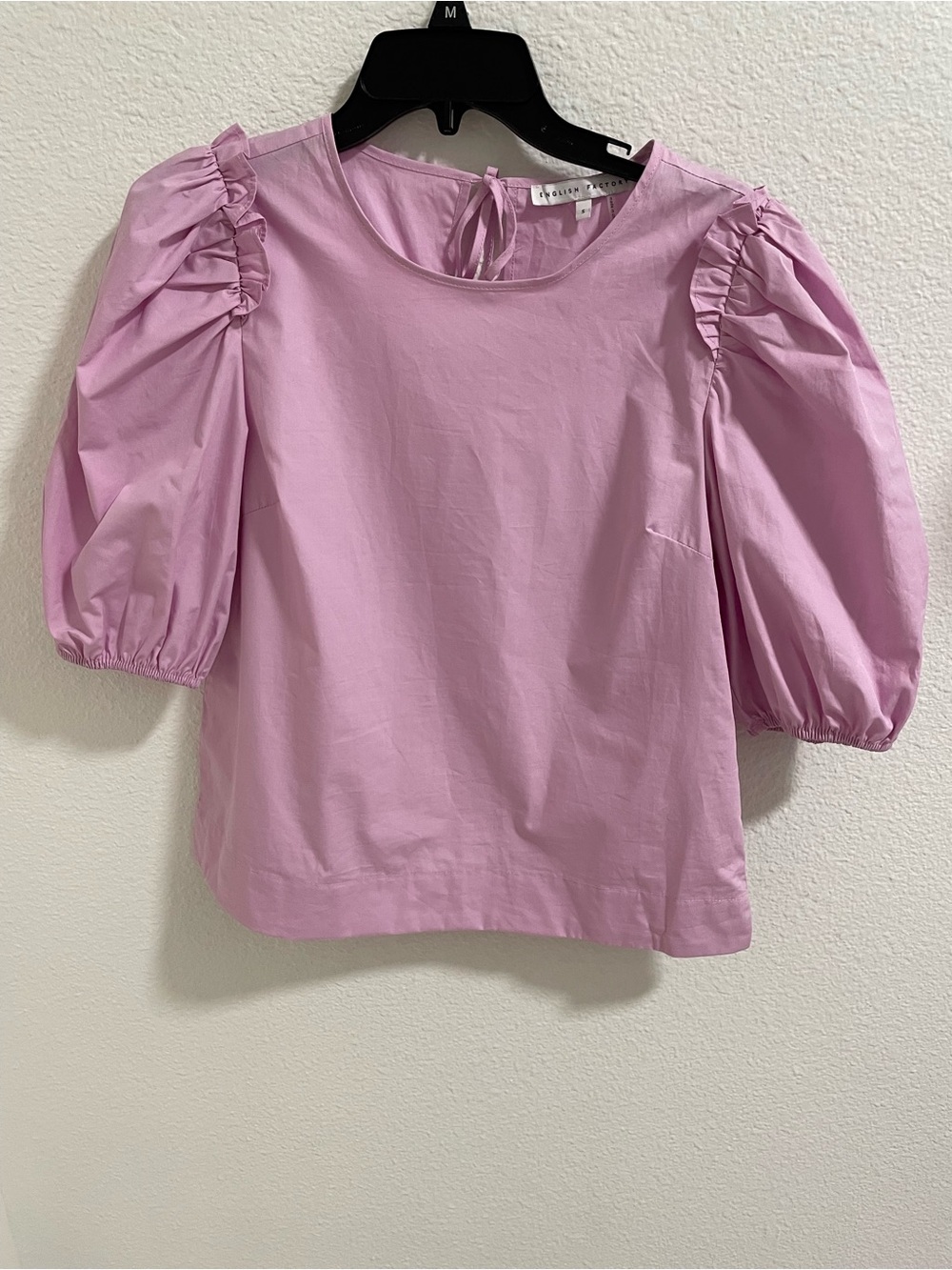 English Factory Lilac Round Neck Blouse